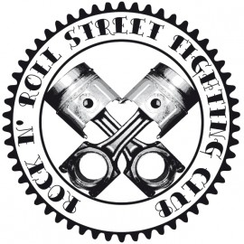 Rock N' Roll Street Fighting Club - Tee Shirt motor piston / piston moteur White/Blanc
