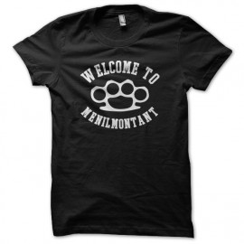 Tee shirt Welcome to Menilmontant noir