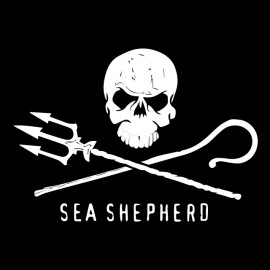 Tee shirt Sea Shepperd Paul Watson noir