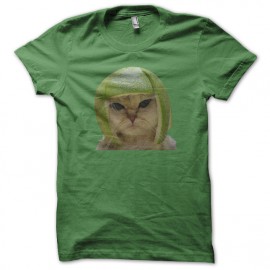 Tee shirt chat ridicule citron humour vert
