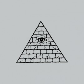 Tee shirt Illuminati INWO symbole pyramide gris