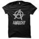 Tee Shirt Anarchy White on Black
