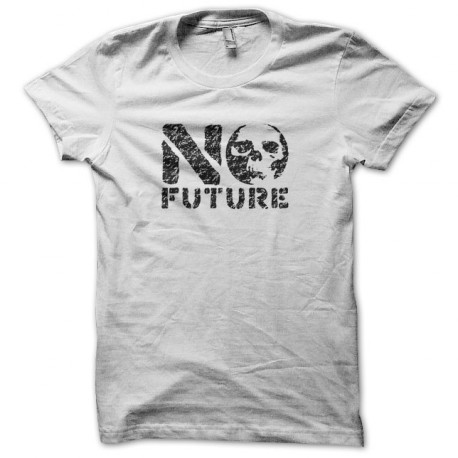 Tee Shirt No Future Black on White