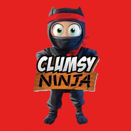 Tee shirt rouge clumsy le ninja