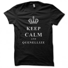 Tee Shirt Keep Calm & Quenellize Black