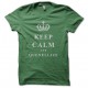 Tee Shirt Keep Calm & Quenellize Green