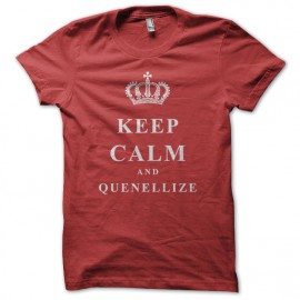 Tee Shirt Keep Calm & Quenellize Red