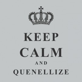 Tee Shirt Keep Calm & Quenellize Slate