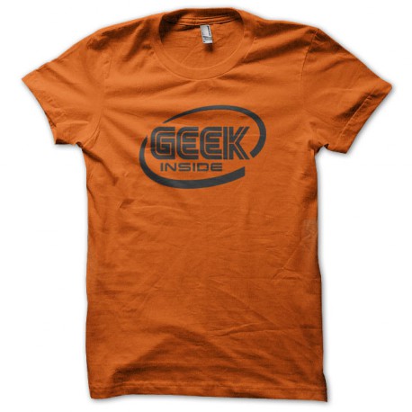 Tee Shirt Geek inside Orange