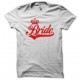 Tee Shirt Bride Red on White