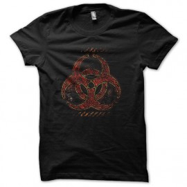 tee shirt Biohazard Symbol noir