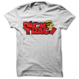 tee shirt Dick-Tracy blanc