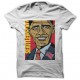 tee shirt Obama funny blanc