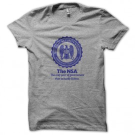 tee shirt the nsa heather gray
