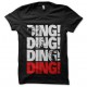 tee shirt Ding Ding Ding noir
