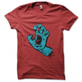tee shirt scream hand red