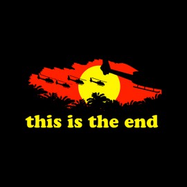 tee shirt this is the end noir
