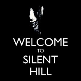 tee shirt welcome to silent hill noir