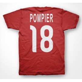 Tee Shirt Pompier 18 Red