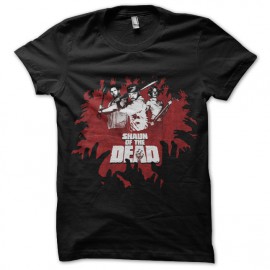 tee shirt shaun of the dead noir