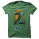 tee shirt Z Zombie green
