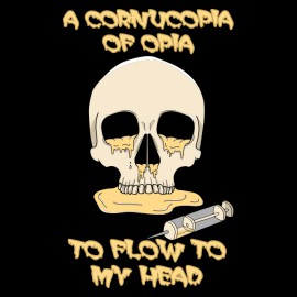 tee shirt a cornucopia of opia noir