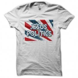 tee shirt Jesus politis blanc