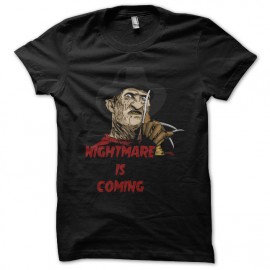 tee shirt Nightmare is Coming noir