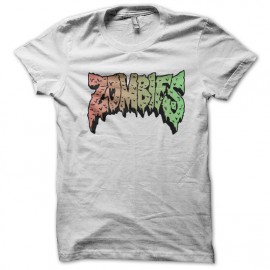 tee shirt Zombies Logo blanc