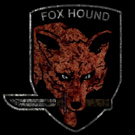 tee shirt Fox hound black