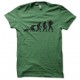 tee shirt evolution ninja turles vert
