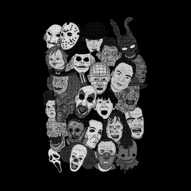 tee shirt The horror movie characther noir