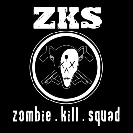 tee shirt Zombie kill squad noir