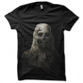 tee shirt zombie girl black