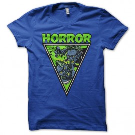 tee shirt horror blue