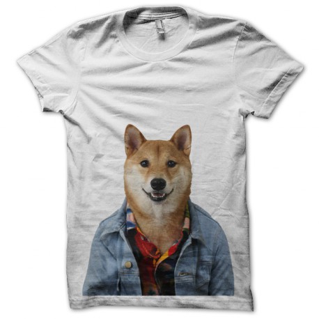 tee shirt menswear dog white