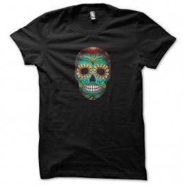 tee shirt skull art black