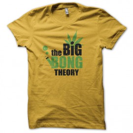 tee shirt the big bong theory jaune