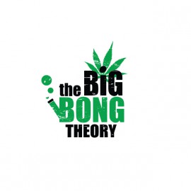 tee shirt the big bong theory blanc