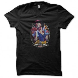 tee shirt zombie snow white black