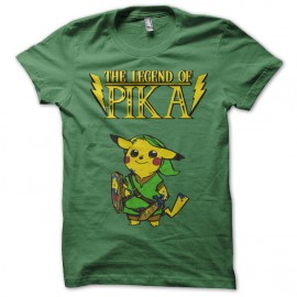 tee shirt The legend of pika green