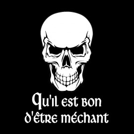 tee shirt skull angry noir