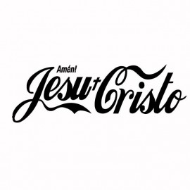 Tee shirt Jesu-Christo noir/blanc