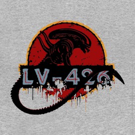 tee shirt lv-426 alien gris