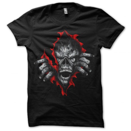 tee shirt Zombie black