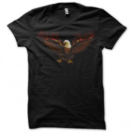 tee shirt eagle noir