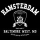 Tee Shirt University Baltimore Hamsterdam the wire - noir