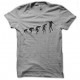tee shirt skateur evolution gris