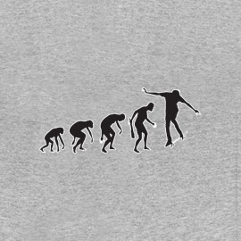 tee shirt skateur evolution gris