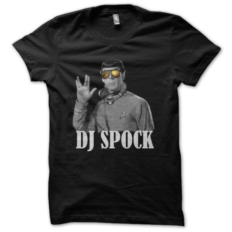 tee shirt dj spock noir